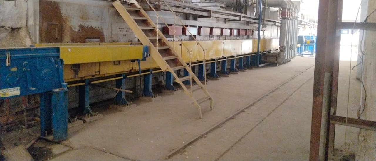 CNUD annealing lehr of the used 150 tonne per day float glass plant
